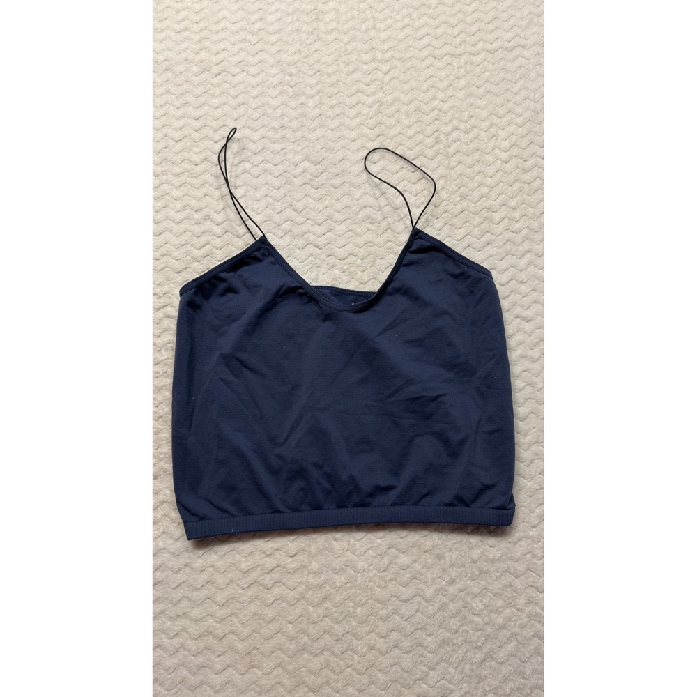 Intimately Free People Navy Blue Seamless V Neck Spaghetti Strap Camisole M/L